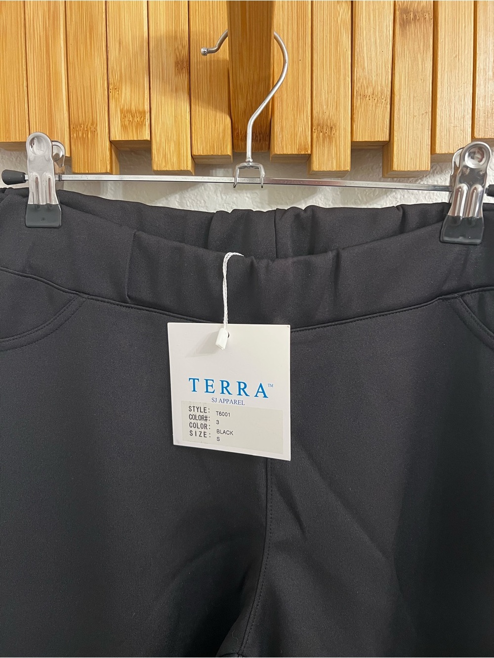 Terra Black Stretch Dress Pants - Picture 4 of 4